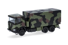 Herpa 747363 - H0 - Scania XT17 Planen-LKW Bundeswehr